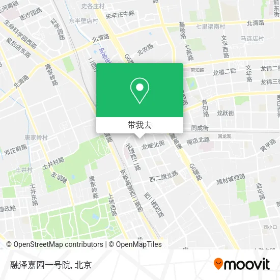 融泽嘉园一号院地图