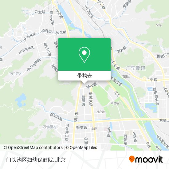 门头沟区妇幼保健院地图