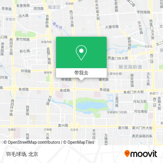 羽毛球场地图