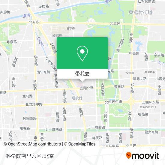 科学院南里六区地图