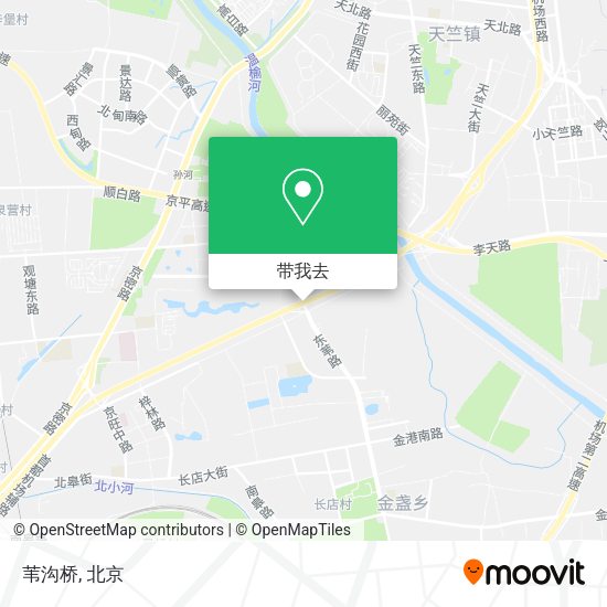 苇沟桥地图