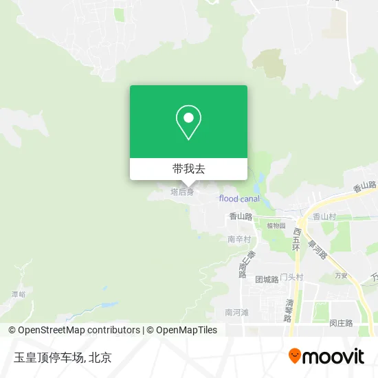 玉皇顶停车场地图
