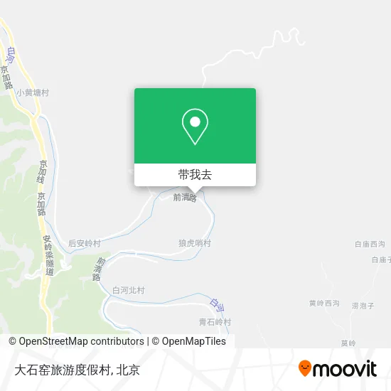 大石窑旅游度假村地图