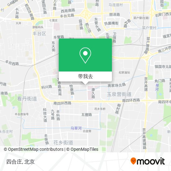 四合庄地图