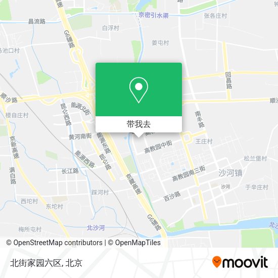 北街家园六区地图