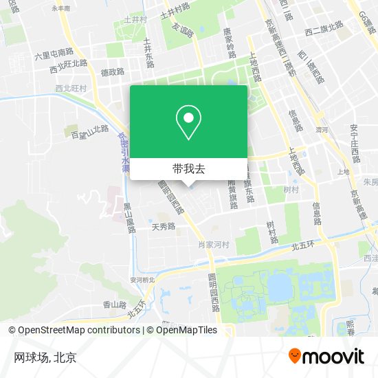 网球场地图