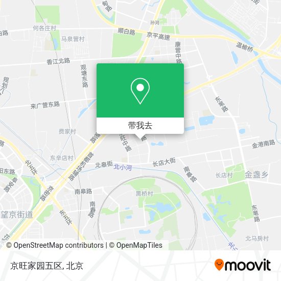京旺家园五区地图