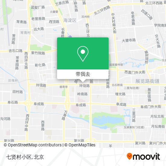 七贤村小区地图