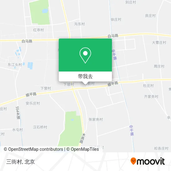 三街村地图