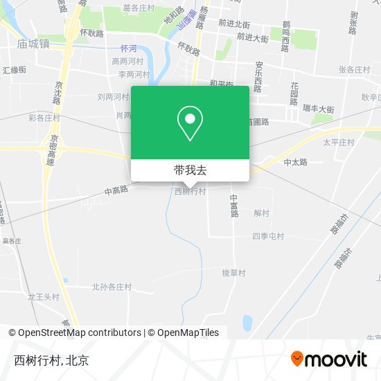 西树行村地图