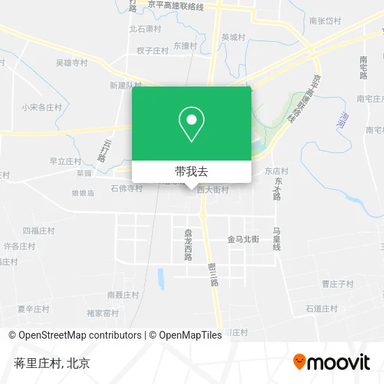 蒋里庄村地图