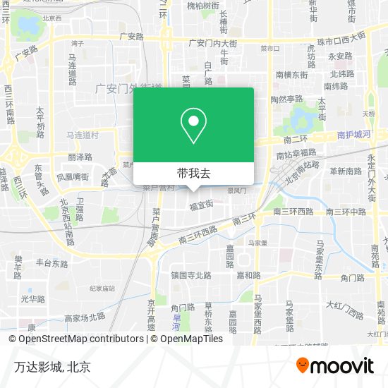 万达影城地图