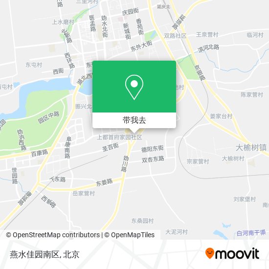 燕水佳园南区地图