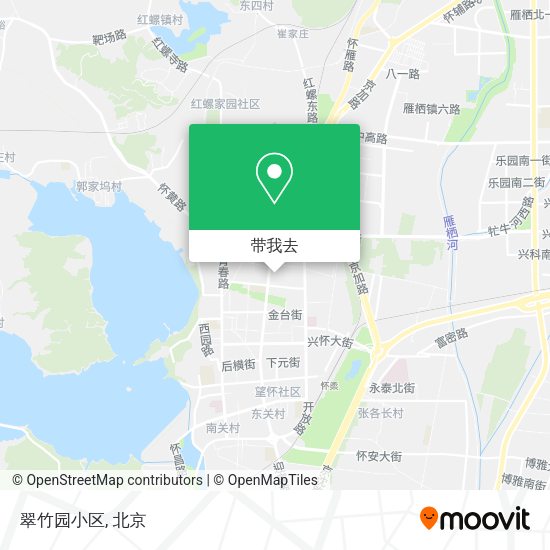 翠竹园小区地图