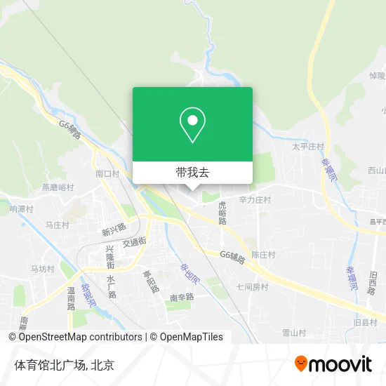 体育馆北广场地图