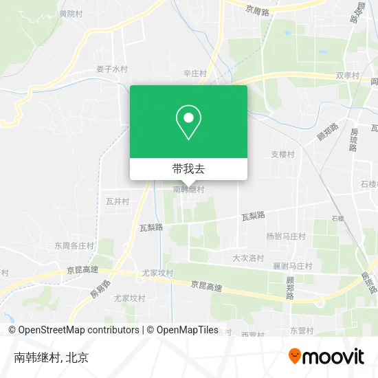 南韩继村地图