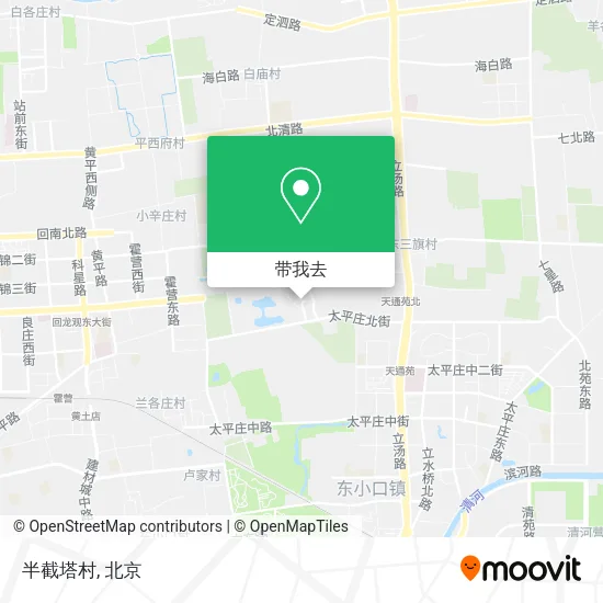 半截塔村地图