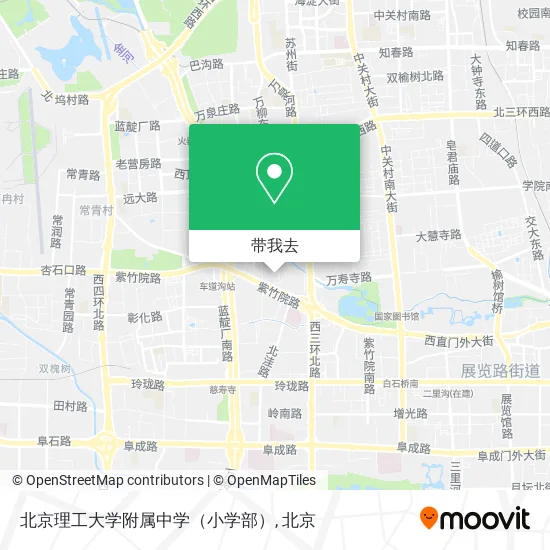 北京理工大学附属中学（小学部）地图