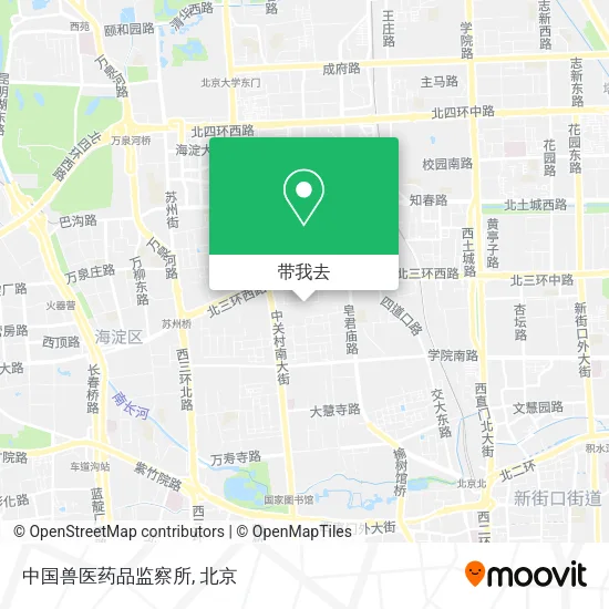 中国兽医药品监察所地图