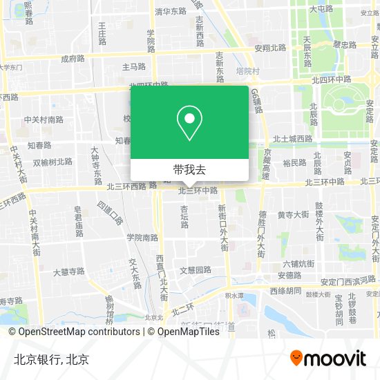 北京银行地图