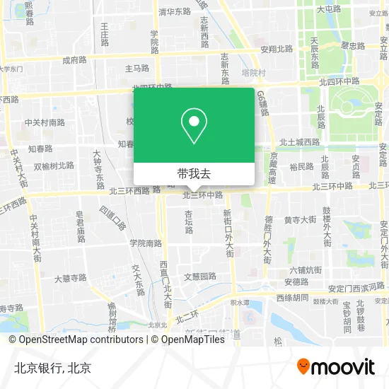 北京银行地图
