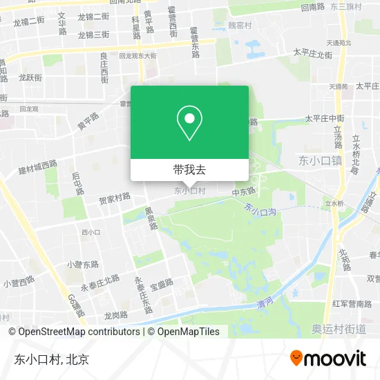 东小口村地图