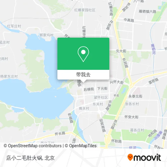 店小二毛肚火锅地图