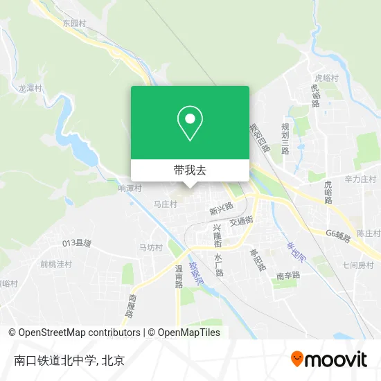 南口铁道北中学地图