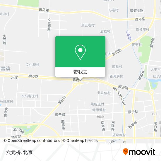 六元桥地图
