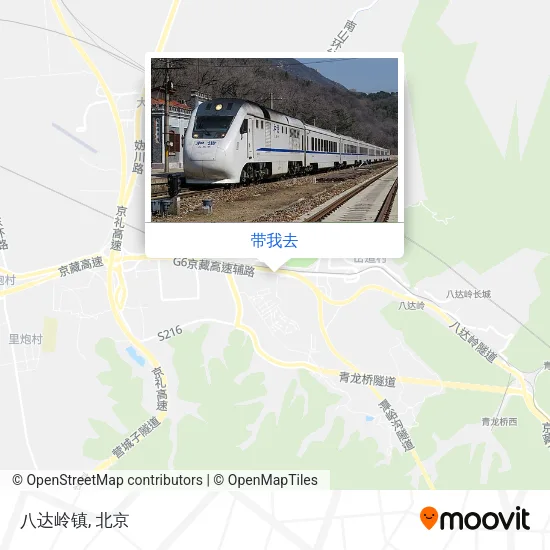 八达岭镇地图