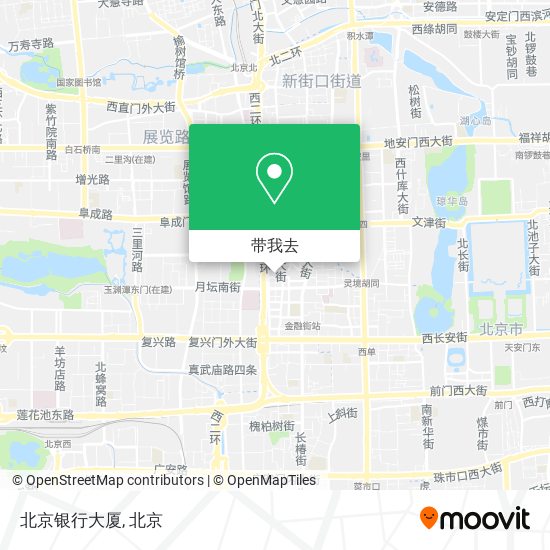 北京银行大厦地图