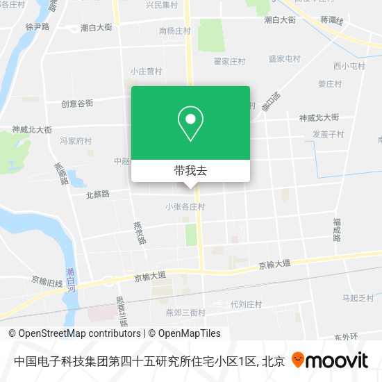 中国电子科技集团第四十五研究所住宅小区1区地图