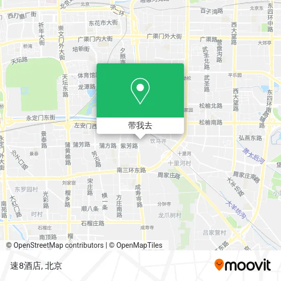 速8酒店地图