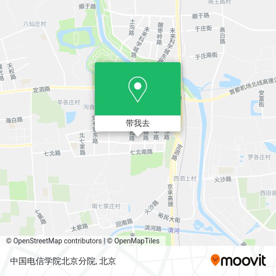 中国电信学院北京分院地图