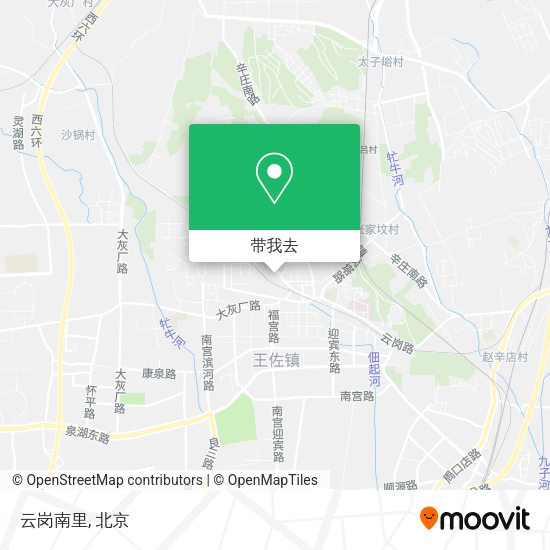 云岗南里地图