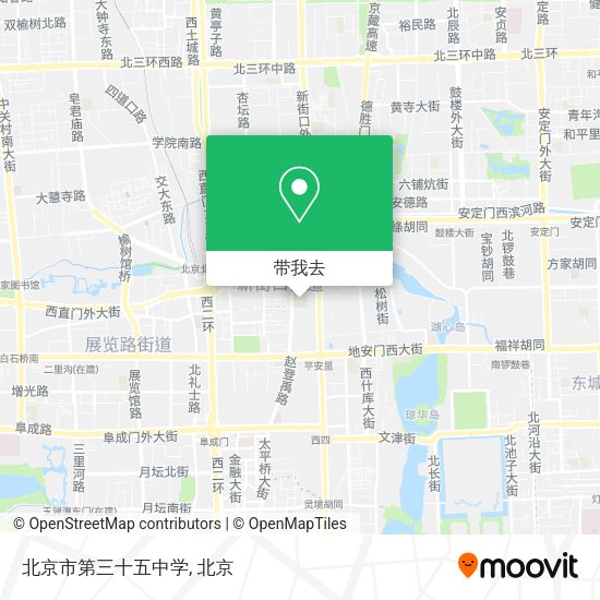 北京市第三十五中学地图