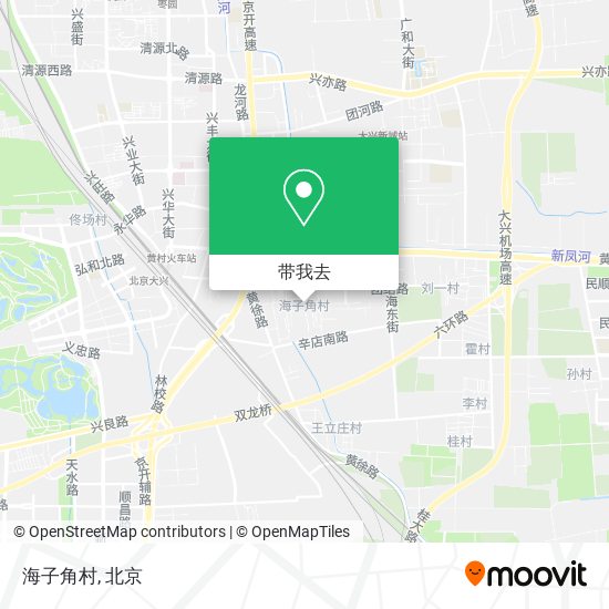海子角村地图