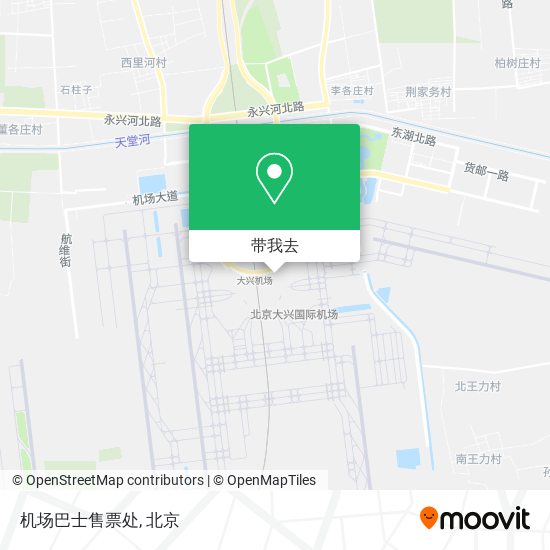 机场巴士售票处地图