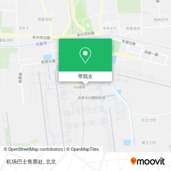 机场巴士售票处地图