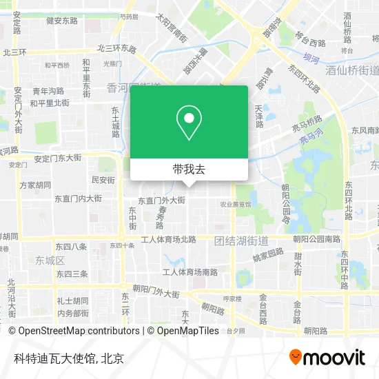 科特迪瓦大使馆地图