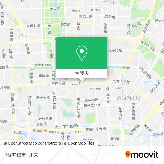 物美超市地图