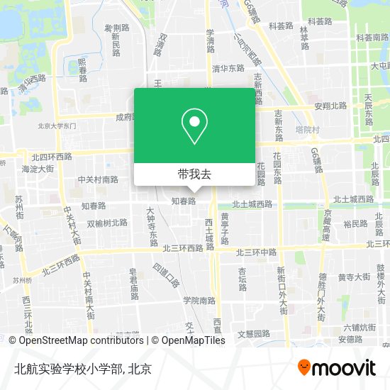 北航实验学校小学部地图