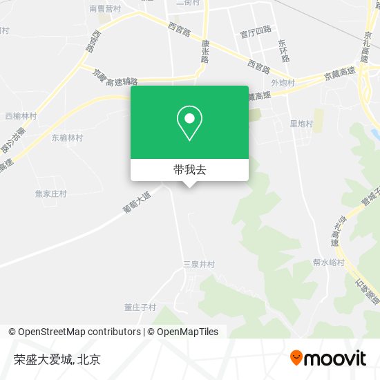 荣盛大爱城地图