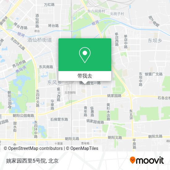 姚家园西里5号院地图