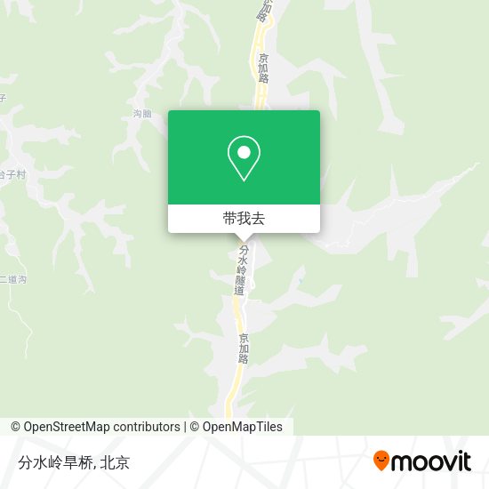 分水岭旱桥地图