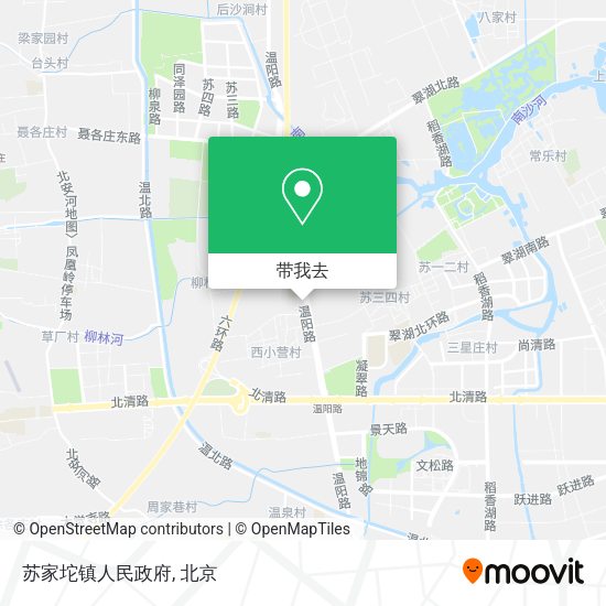 苏家坨镇人民政府地图