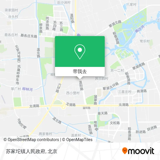 苏家坨镇人民政府地图