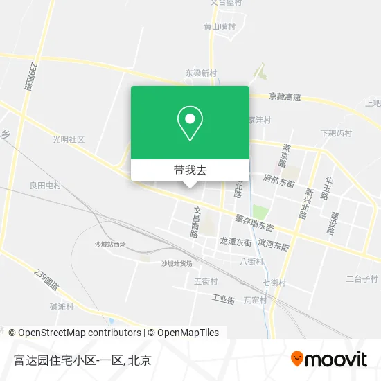 富达园住宅小区-一区地图