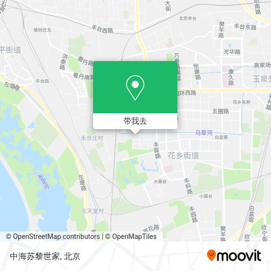 中海苏黎世家地图