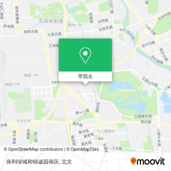 保利绿城和锦诚园南区地图
